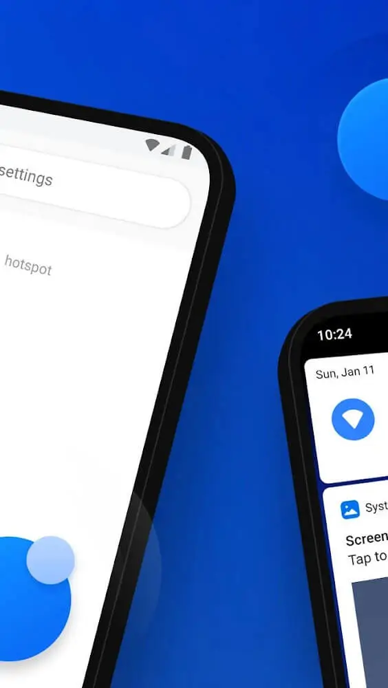 Screenshot of the Flux White - Substratum Theme app