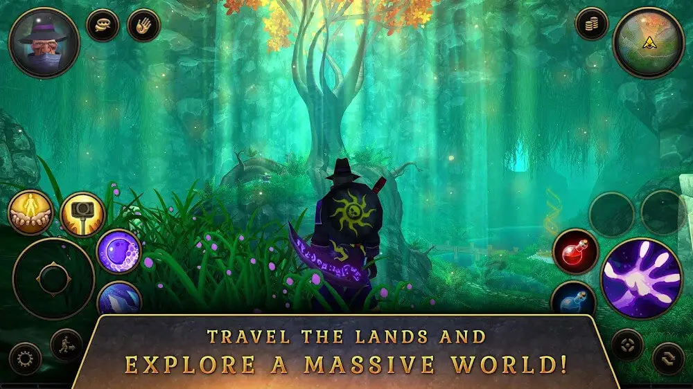 Screenshot of the 3D MMO Villagers Heroes game