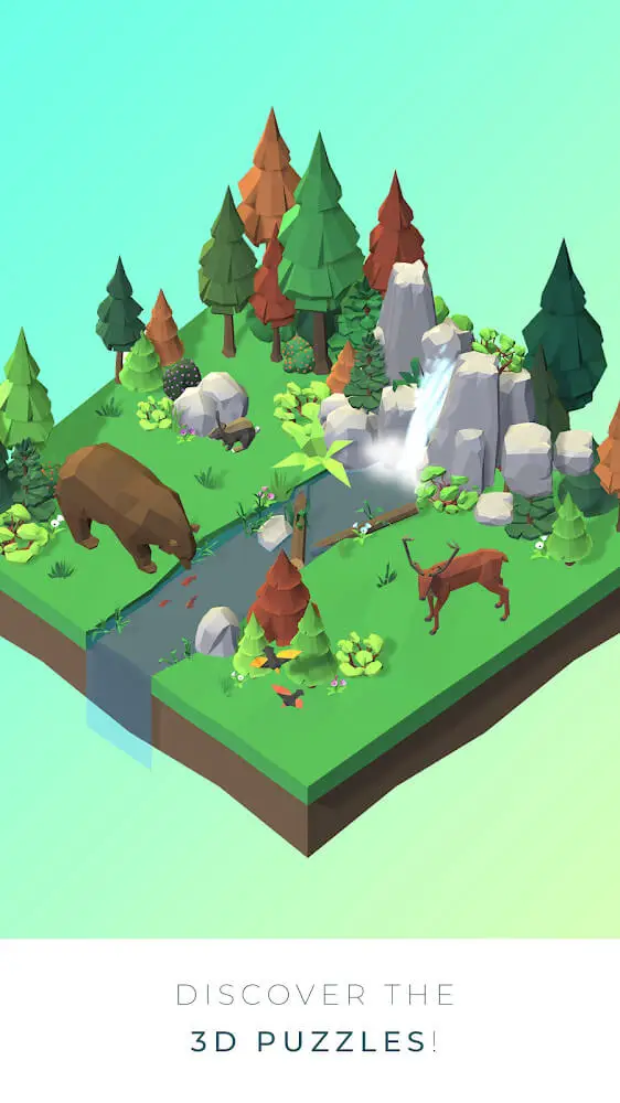 Screenshot of the 3D Miniworld Puzzles app