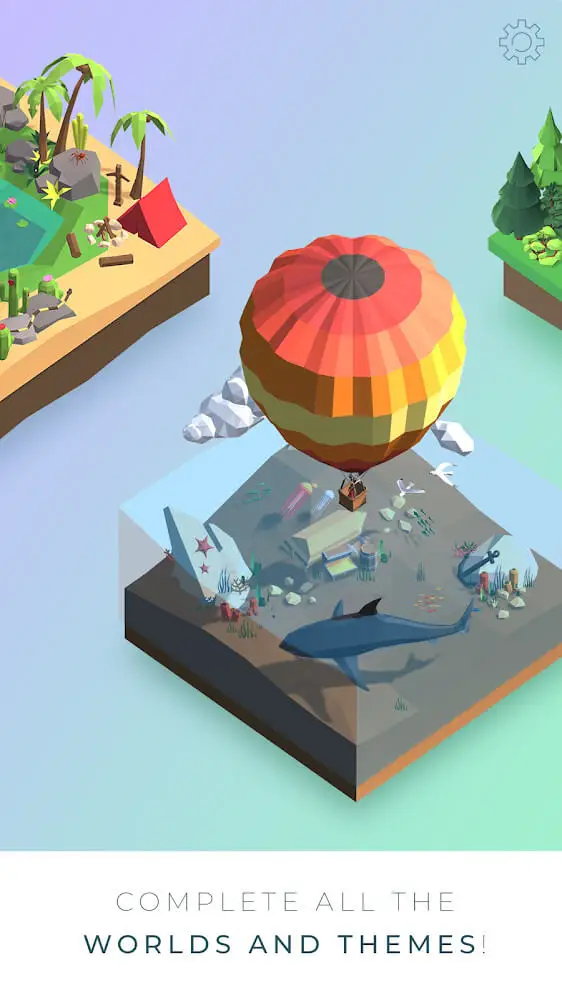 Screenshot of the 3D Miniworld Puzzles app
