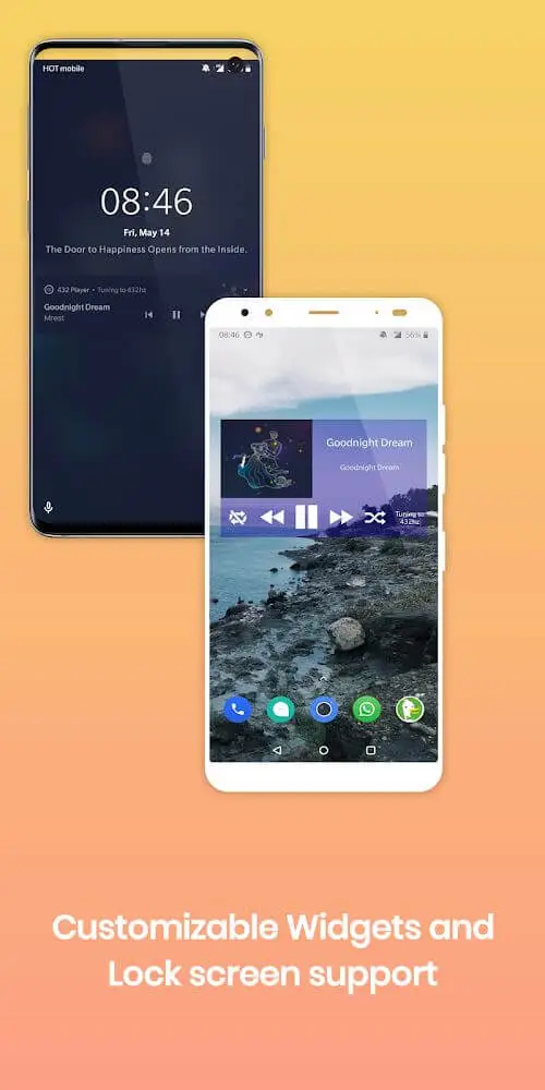 Screenshot of the 528 Player Pro app
