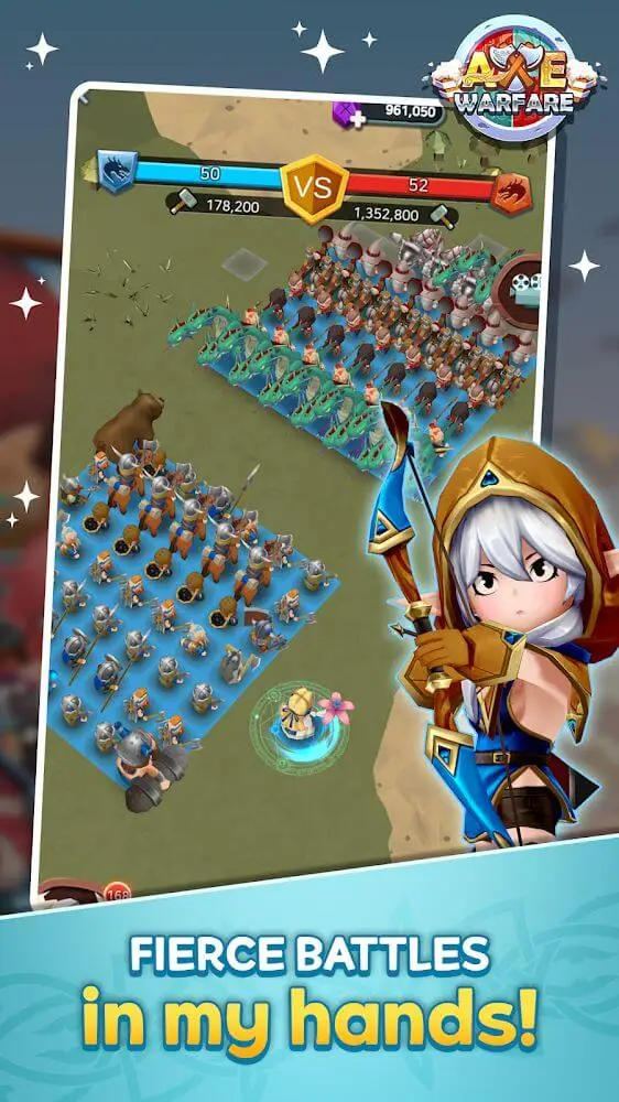 Screenshot of the AXE: Warfare game