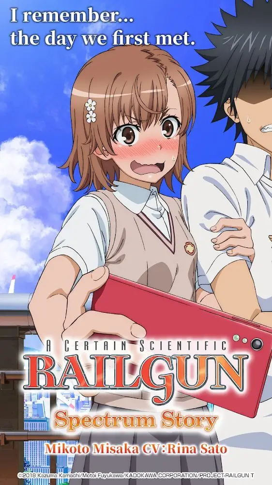 Screenshot of the A Certain Scientific Railgun: Spectrum Story app