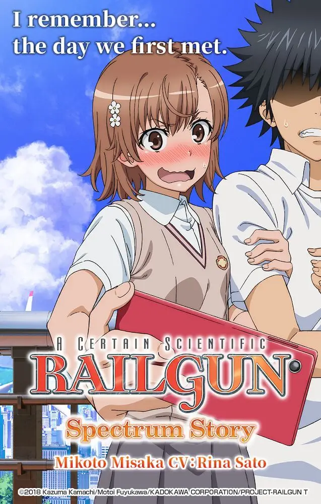 Screenshot of the A Certain Scientific Railgun: Spectrum Story app
