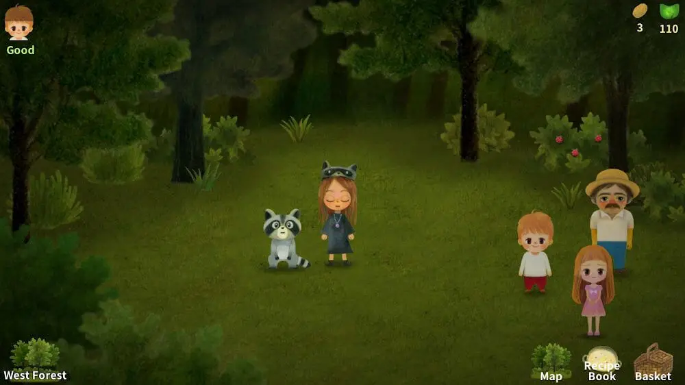 Screenshot of the A Tale of Little Berry Forest game