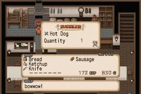 Screenshot of the Adventure Bar Story game