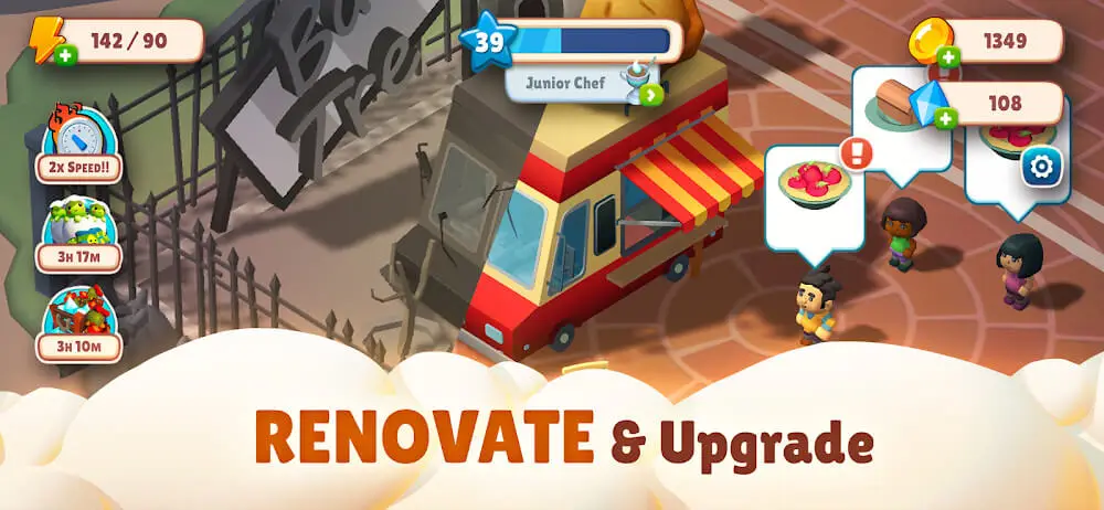 Screenshot of the Adventure Chef: Merge Explorer game