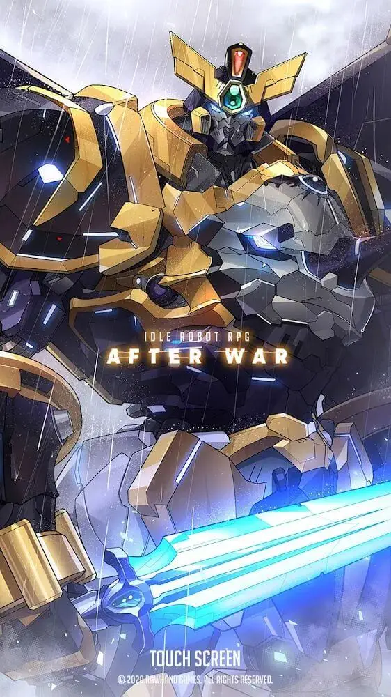 Screenshot of the After War – Idle Robot RPG app