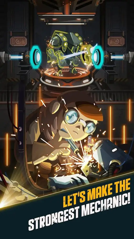 Screenshot of the After War – Idle Robot RPG app