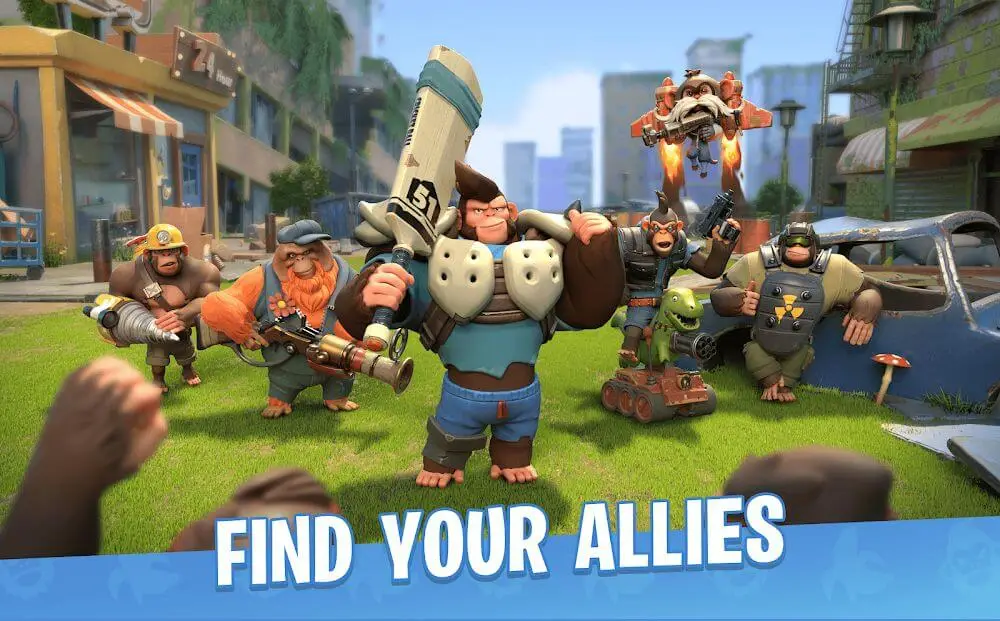 Screenshot of the Age of Apes game
