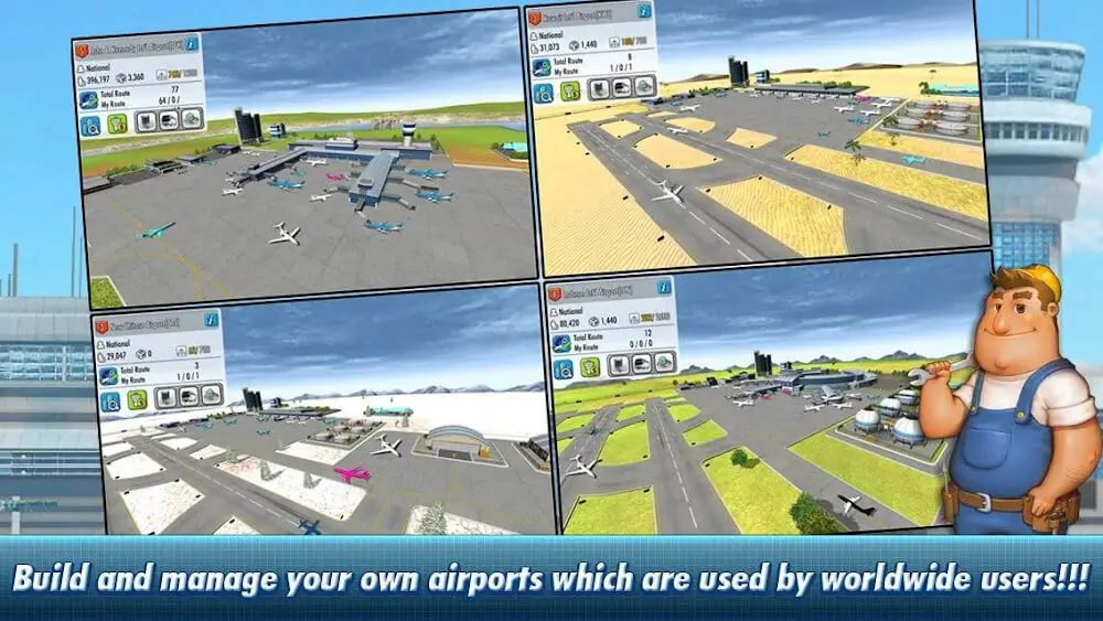 Screenshot of the AirTycoon 4 game