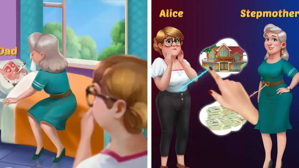 Screenshot of the Alice's Resort game
