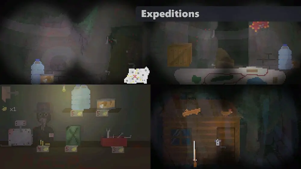 Screenshot of the Alive In Shelter game