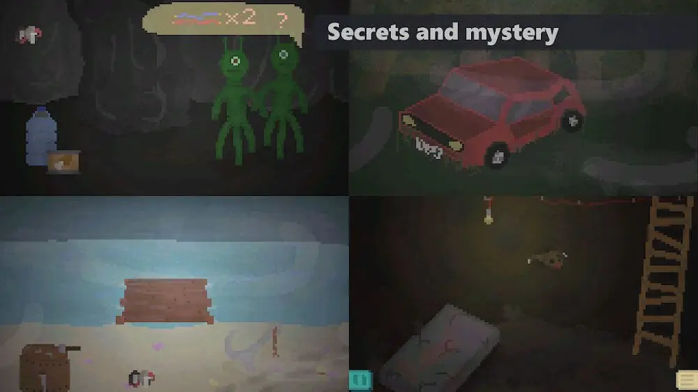 Screenshot of the Alive In Shelter game