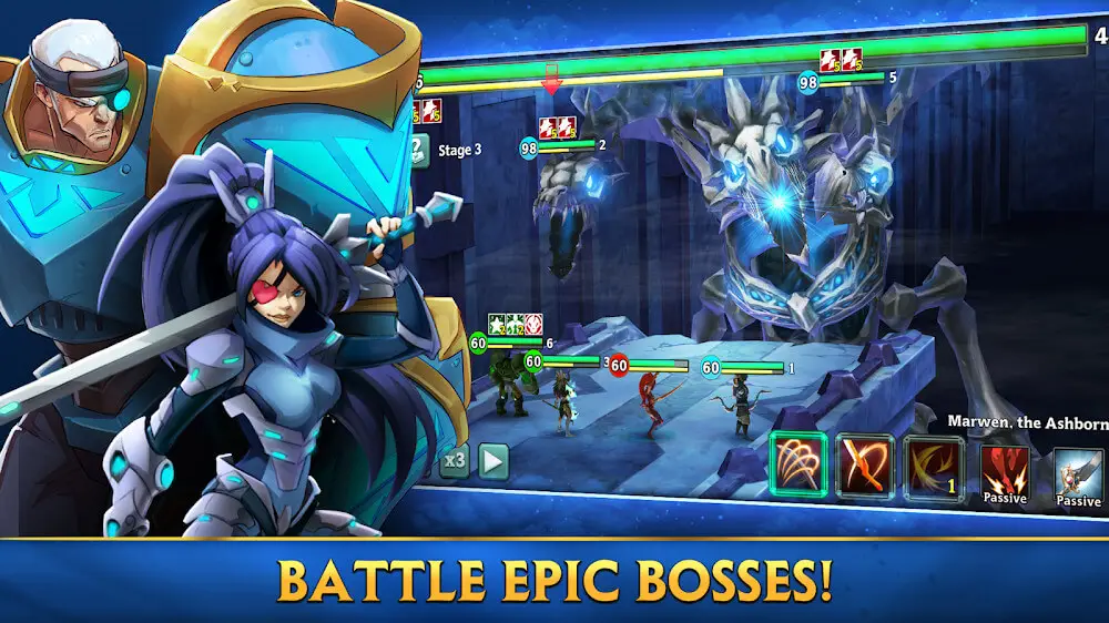 Screenshot of the Alliance: Heroes of the Spire game
