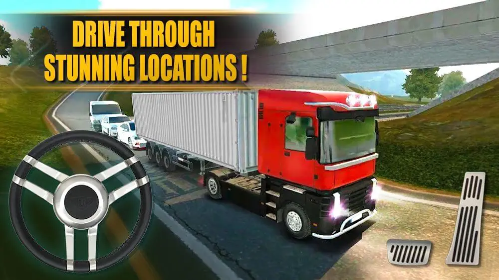 Screenshot of the American Truck Simulator 2022 game