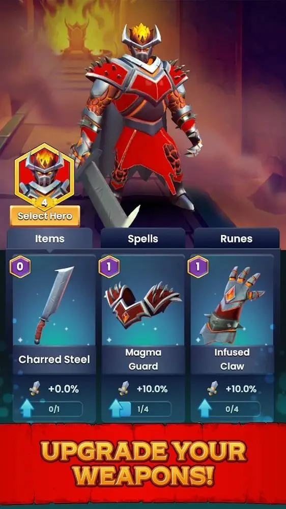 Screenshot of the Ancient Battle app
