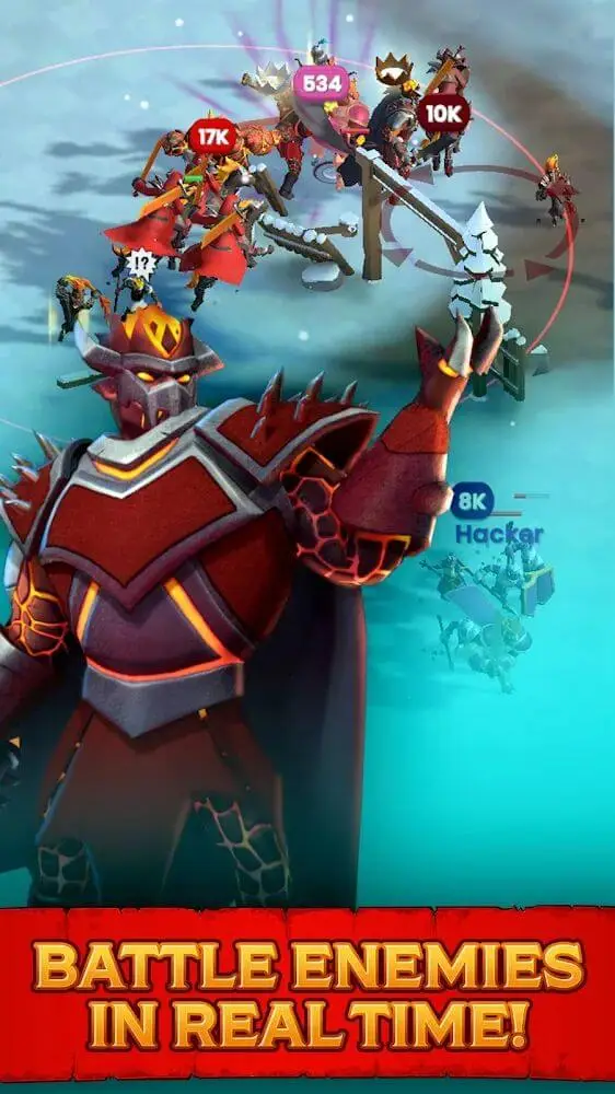 Screenshot of the Ancient Battle app