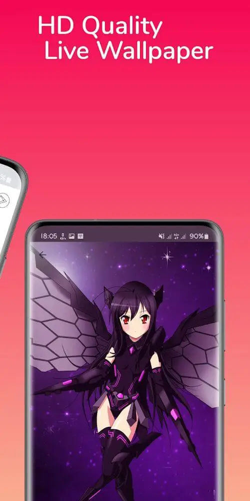 Screenshot of the Anime Wallpaper app