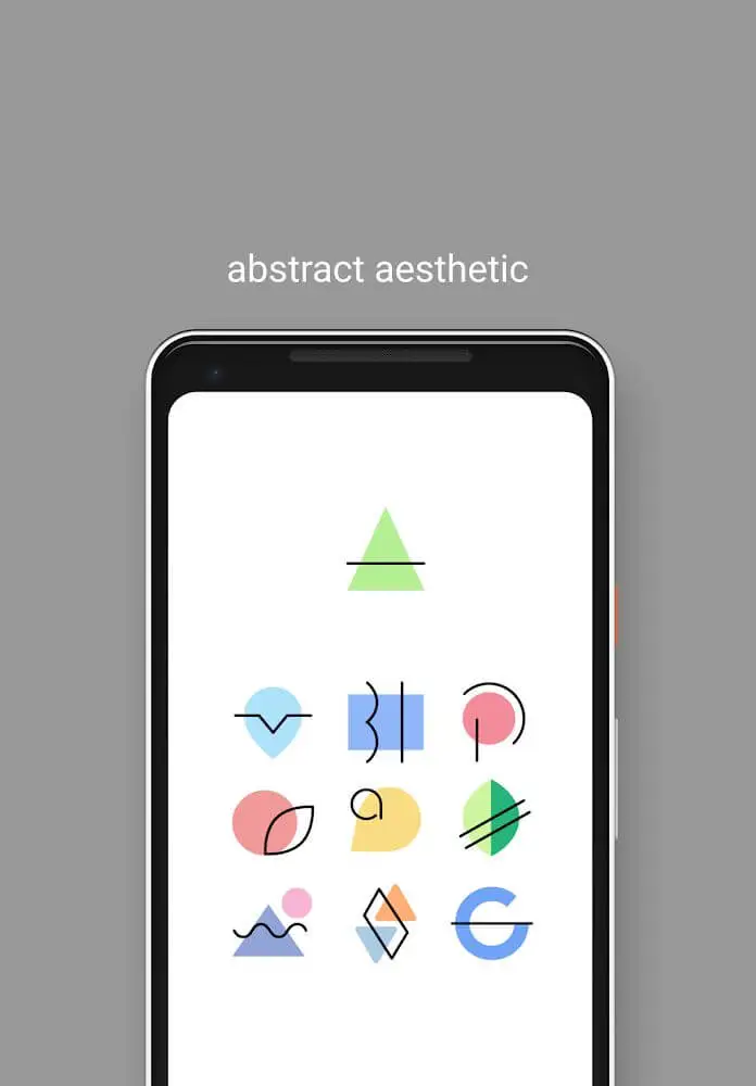 Screenshot of the Appstract Icon Pack app