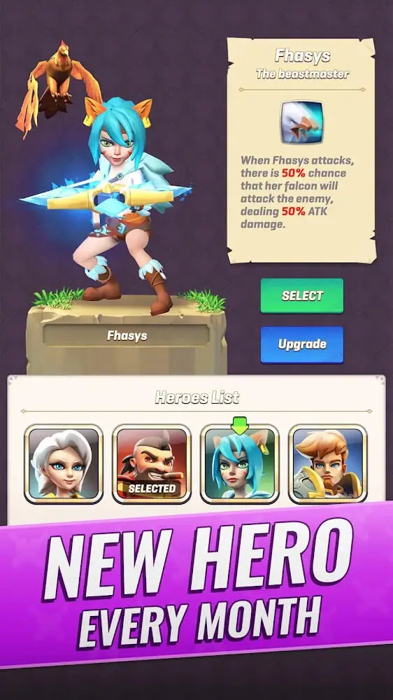 Screenshot of the Arcade Hunter app
