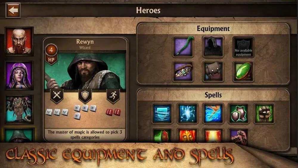 Screenshot of the Arcane Quest HD game