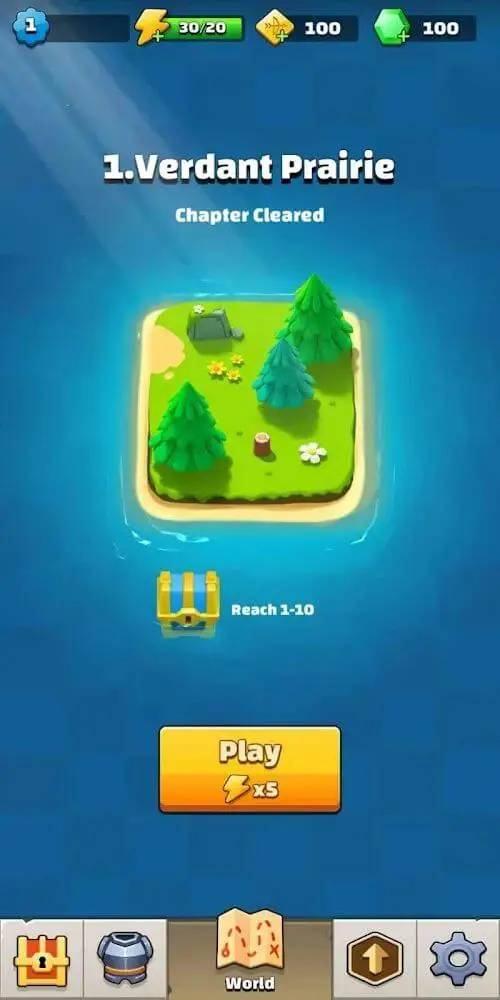 Screenshot of the Archer Legend app
