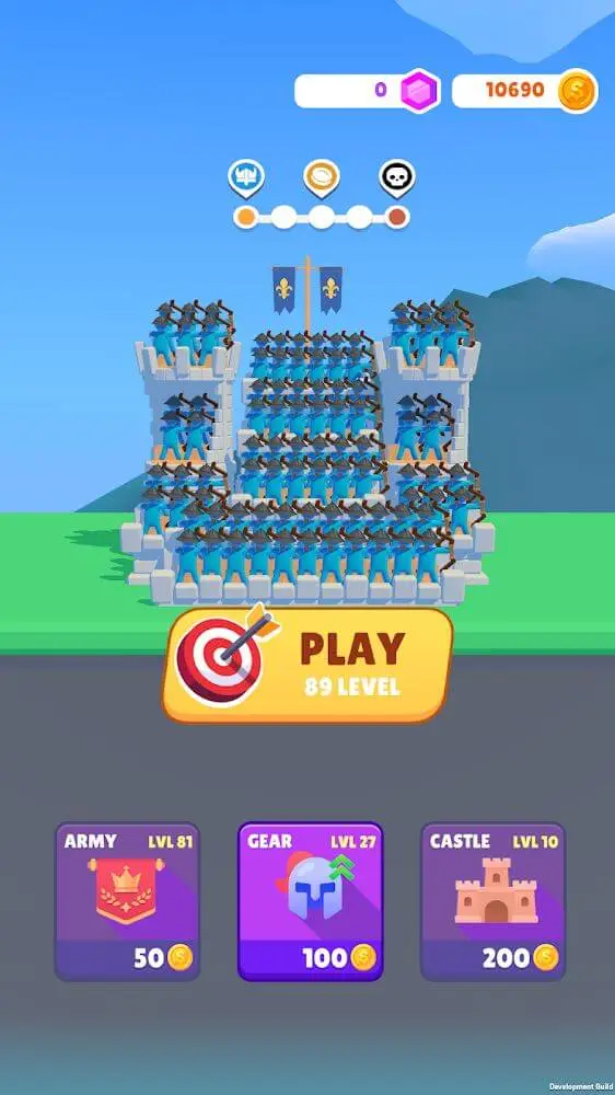 Screenshot of the Archery Bastions app
