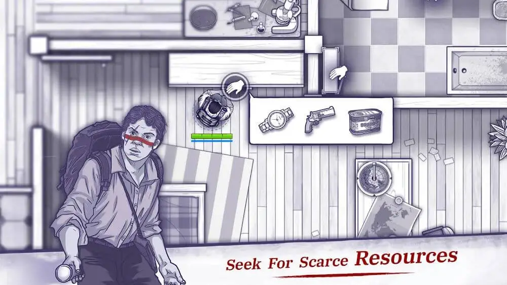 Screenshot of the Ares Virus game