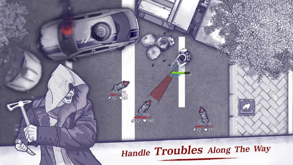 Screenshot of the Ares Virus game