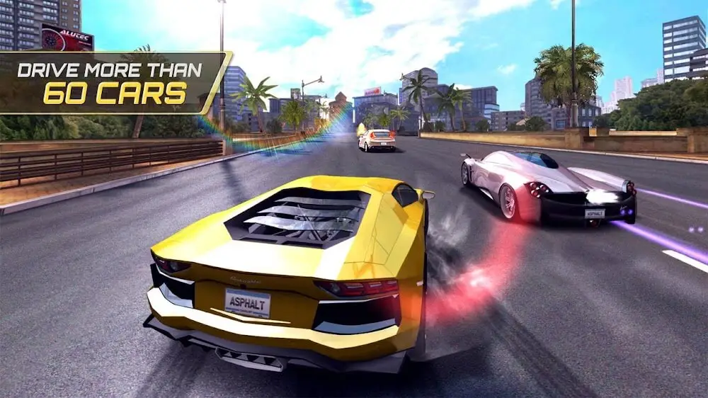 Screenshot of the Asphalt 7: Heat game