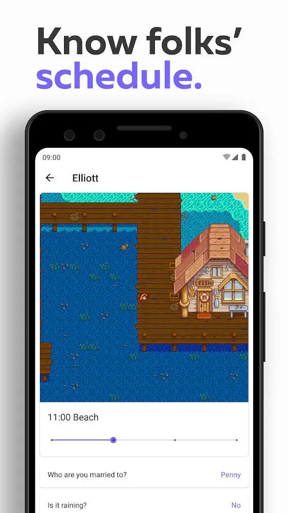 Screenshot of the Assistant for Stardew Valley app