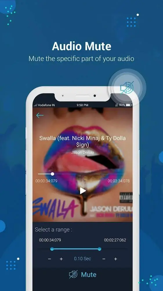 Screenshot of the Audio Editor app