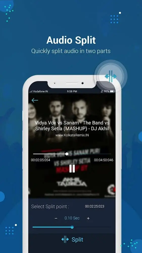 Screenshot of the Audio Editor app