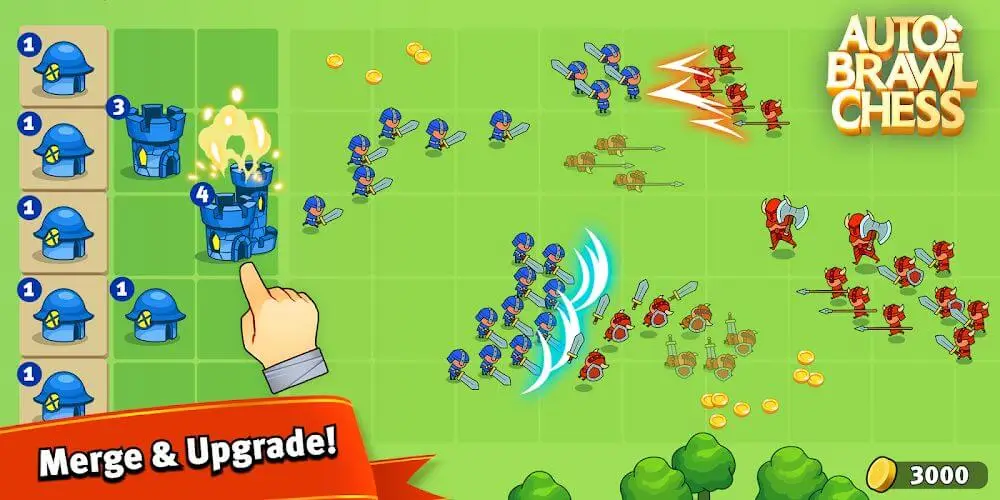 Screenshot of the Auto Brawl Chess game