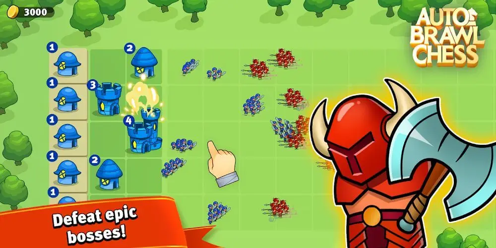 Screenshot of the Auto Brawl Chess game