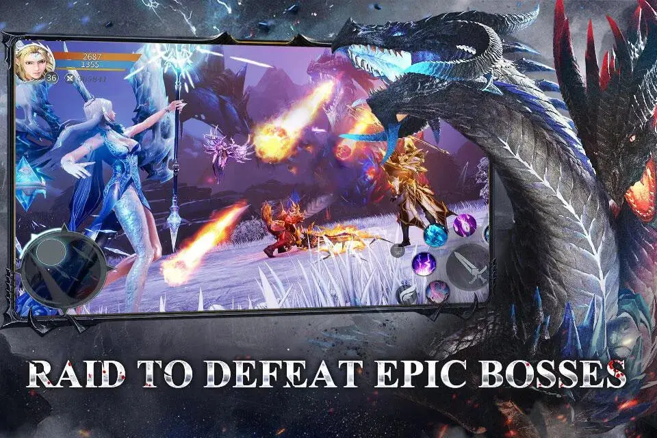 Screenshot of the Awakening of Dragon game
