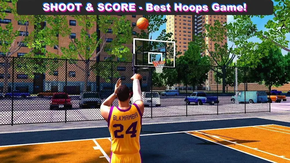 Screenshot of the Basketball Game All Stars 2022 game