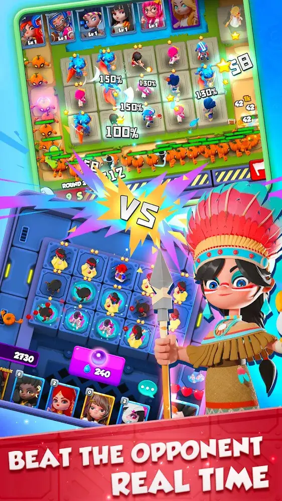 Screenshot of the Battle Angels game