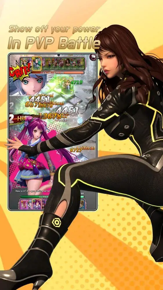 Screenshot of the Battle Ella: 2048 app
