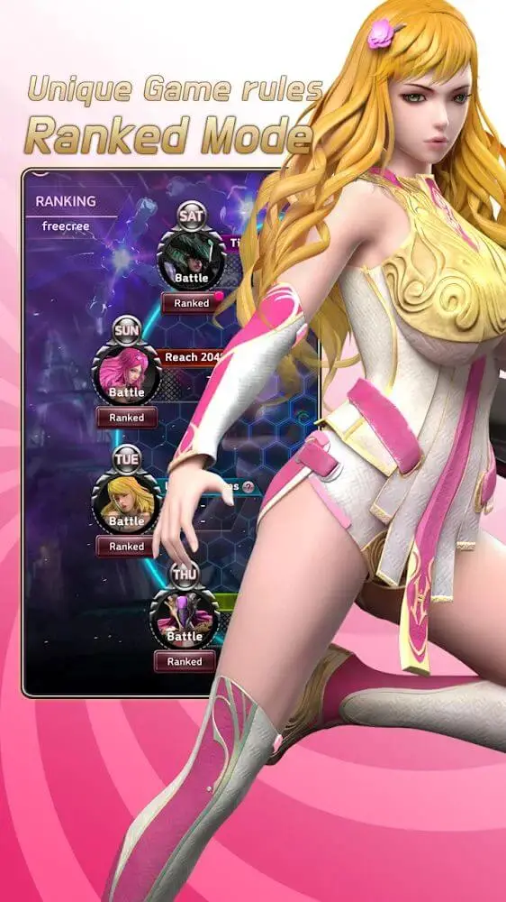 Screenshot of the Battle Ella: 2048 app
