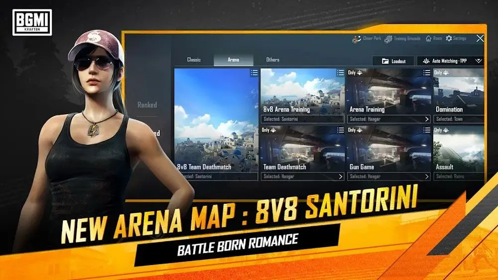 Screenshot of the Battlegrounds Mobile India game