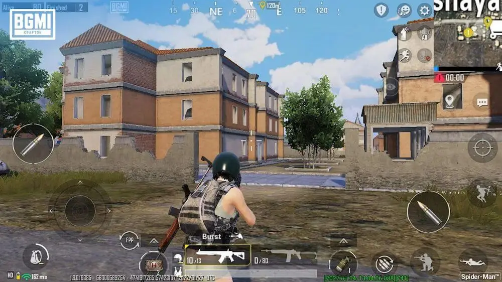 Screenshot of the Battlegrounds Mobile India game