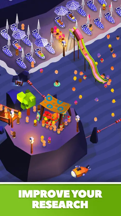Screenshot of the Beach Club Tycoon game