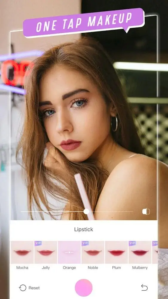 Screenshot of the BeautyCam app
