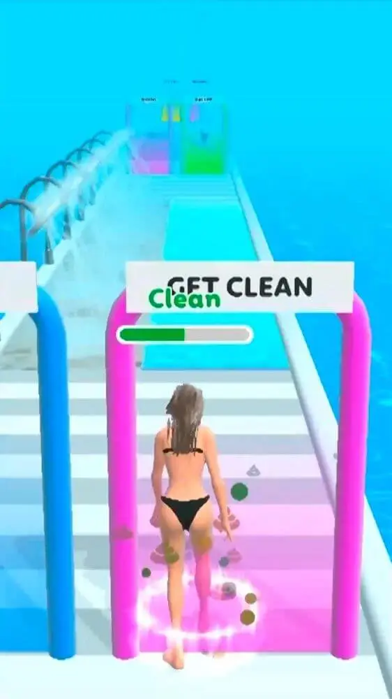 Screenshot of the Beauty Race! app
