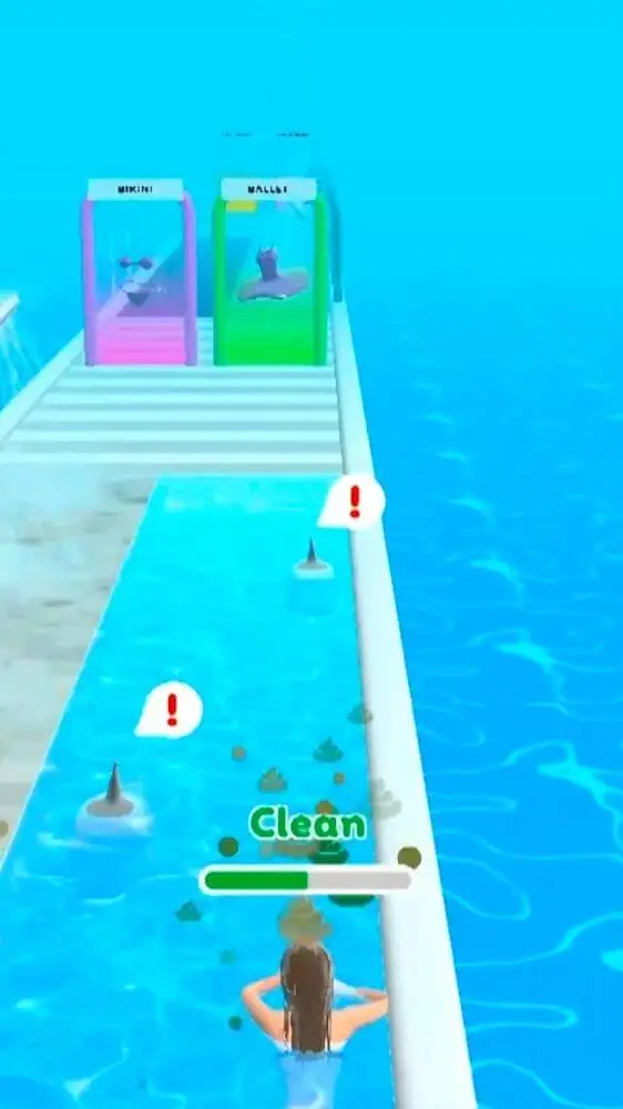 Screenshot of the Beauty Race! app