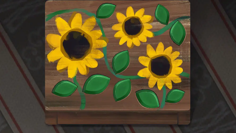Screenshot of the Behind the Frame game