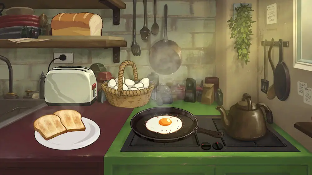 Screenshot of the Behind the Frame game