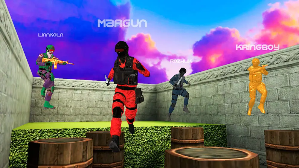 Screenshot of the Bhop GO game